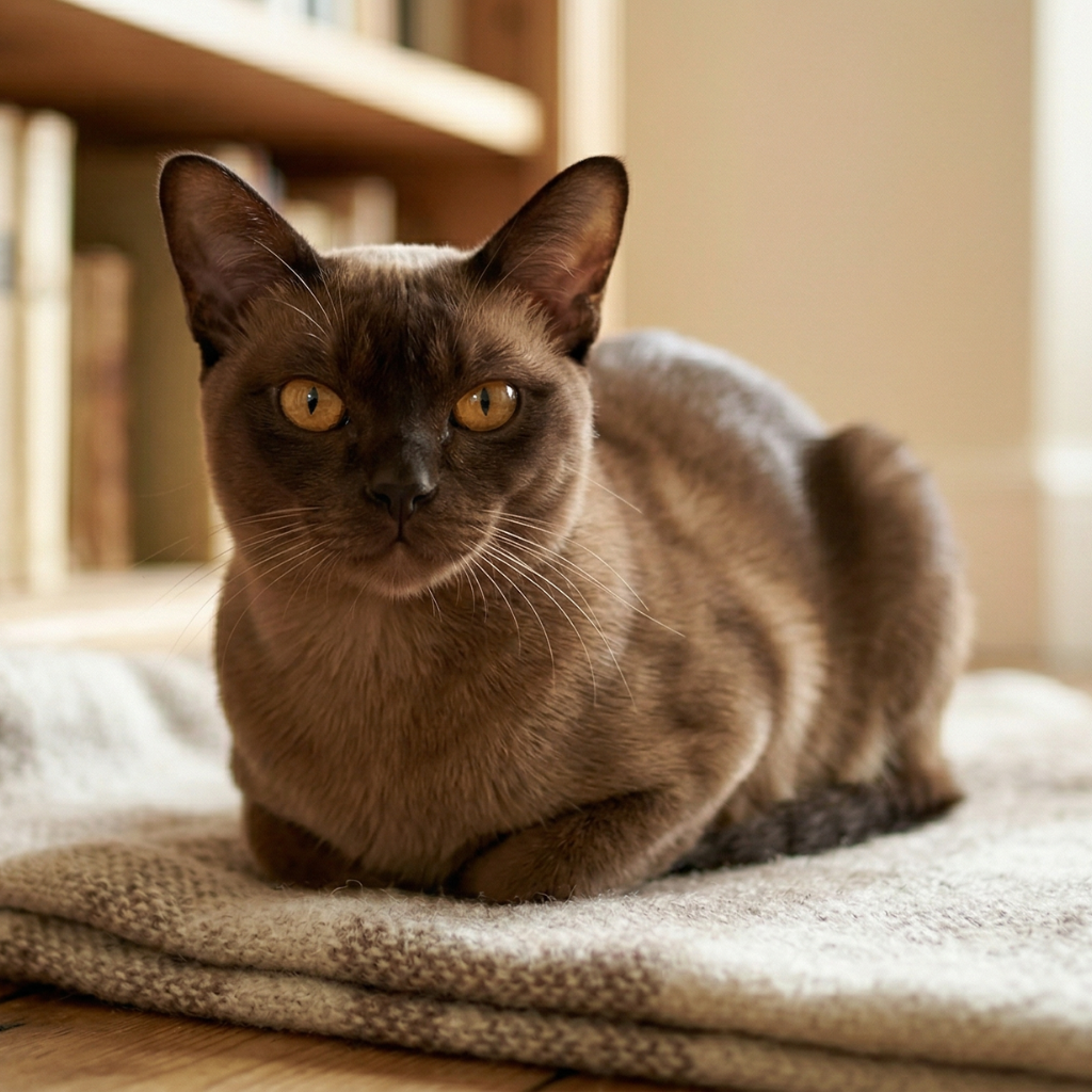 Caractéristiques physiques du chat burmese