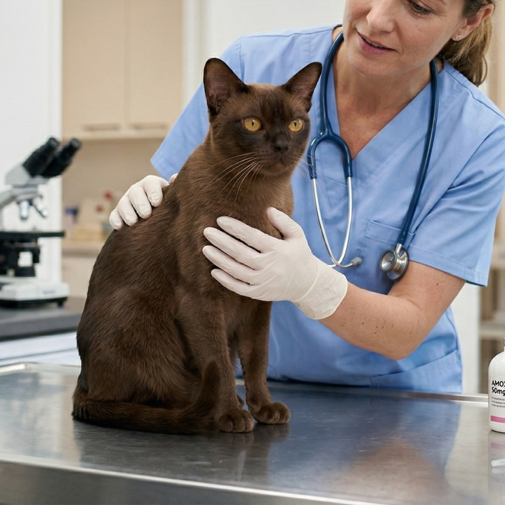 Santé et prévention des maladies chez le chat burmese